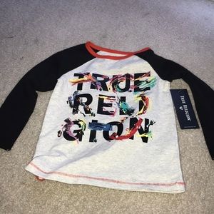 Never worn kids true religion shirt